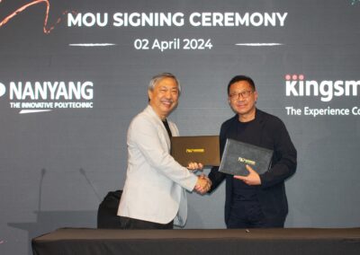 Kingsmen Creatives and Nanyang Polytechnic Sign MOU to Develop the Growth of Creatives