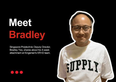 Industry Insight: SP Lecturer Bradley Shares his Kingsmen Experience