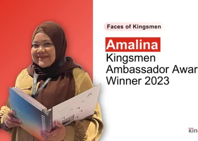 Kingsmen Ambassador Award 2023 winner: Amalina