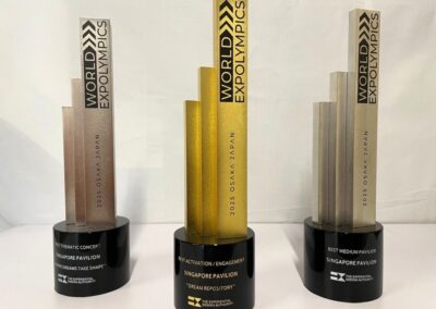 Triple Win for the Singapore Pavilion at World Expolympics